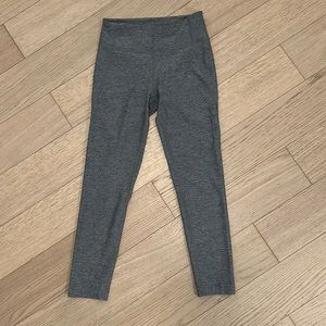 Outdoor Voice 3/4 Warmup Leggings, Size Small, Grey